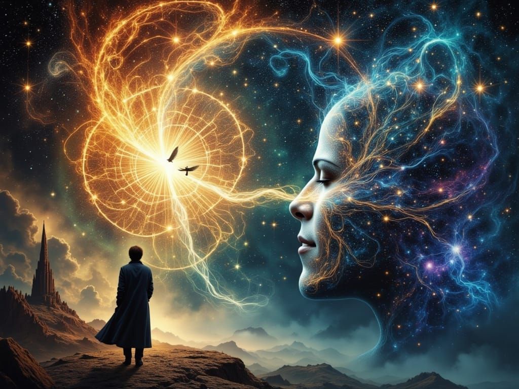 Interdimensional Reach: Abstract Holographic Reality