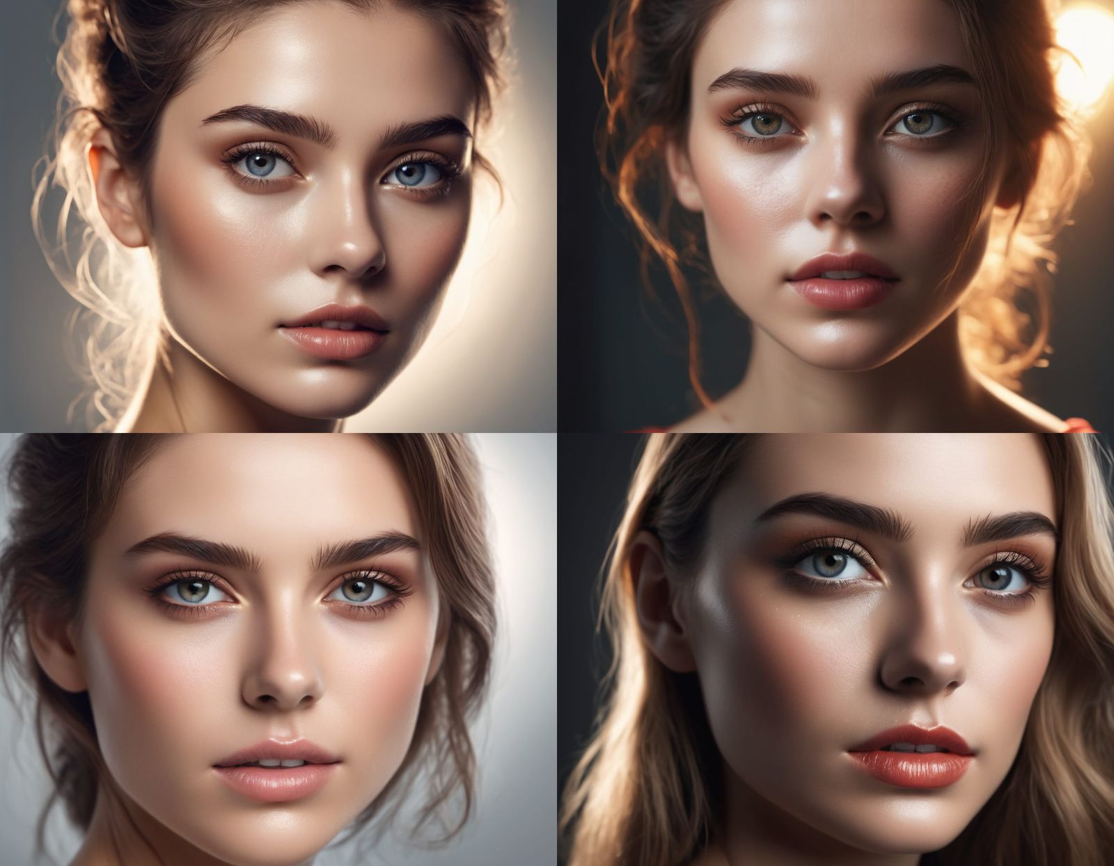 Ethereal Woman in Soft Focus, Captured in Ultra-High Resolut...