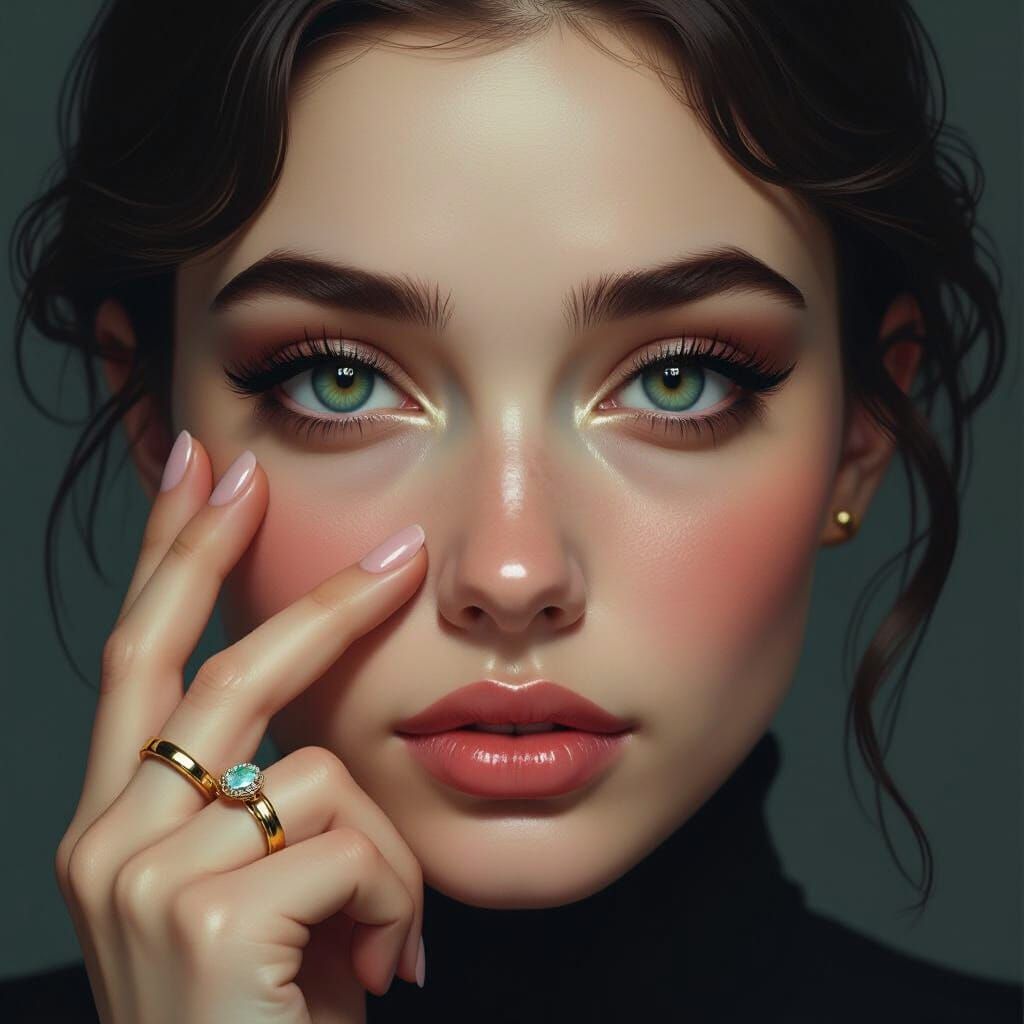 Swollen Face and Limbs in Photorealistic Style