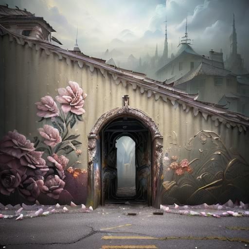 Hyperrealistic Wall Murals with Bumpy and Soft Textures