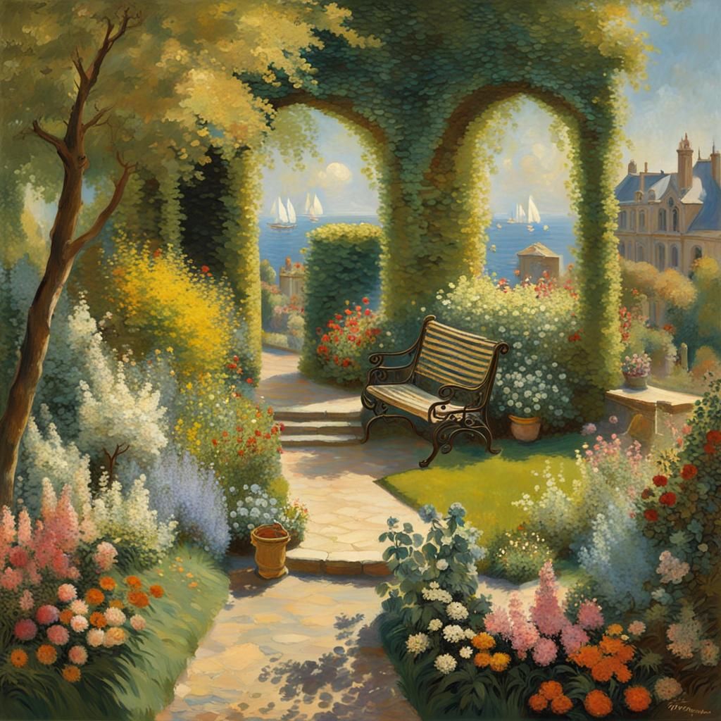 Classic Paintings Blend: Garden, Swing, and Pearl Earring