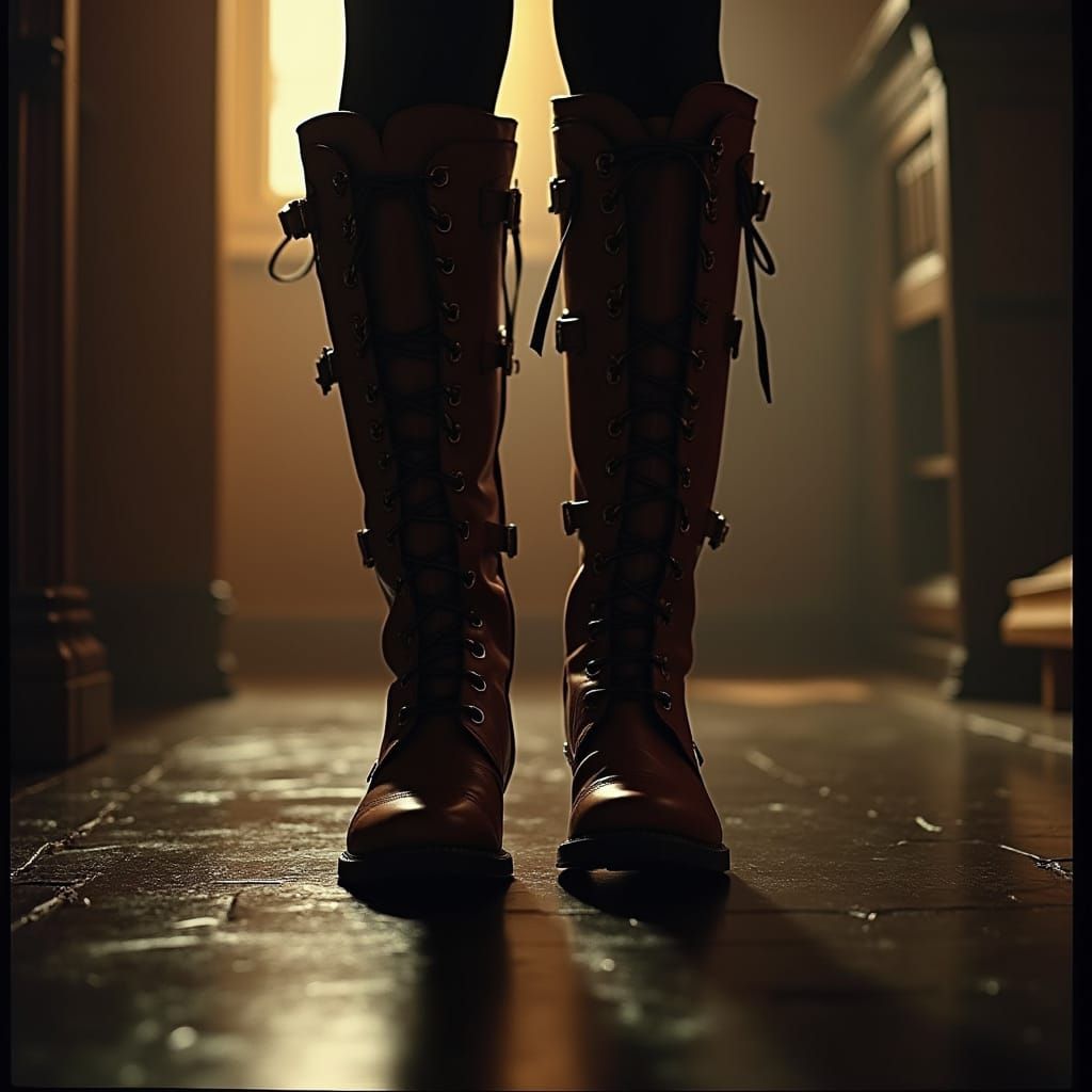 Ethereal Film Still in Cinematic Style