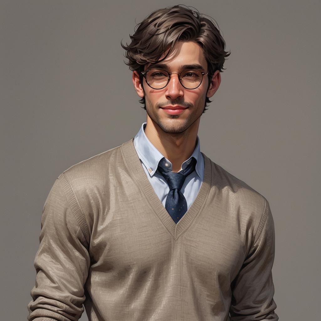 British Prince in Modern Attire, Captured in Hyperdetailed P...