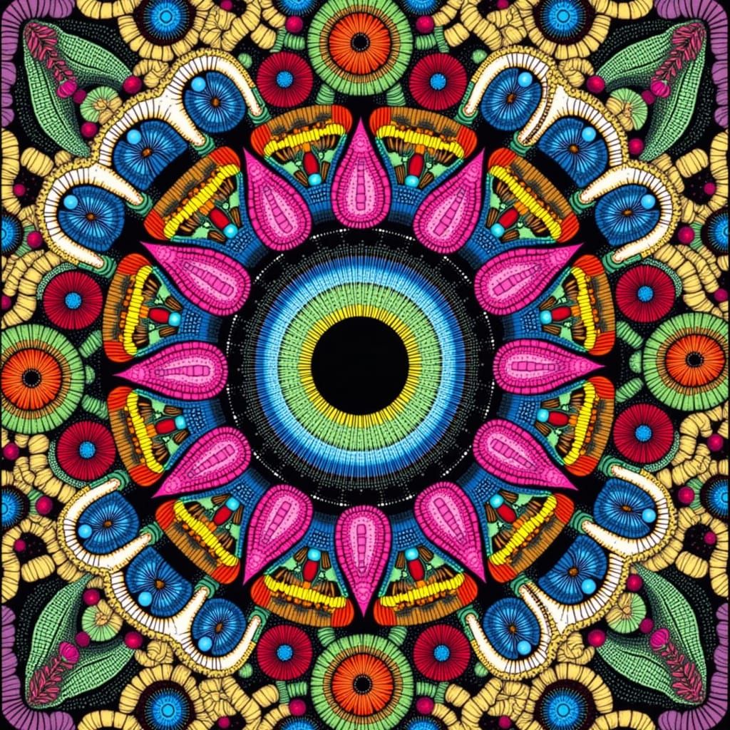 Intricate Bead Art Inspired by Native American Patterns