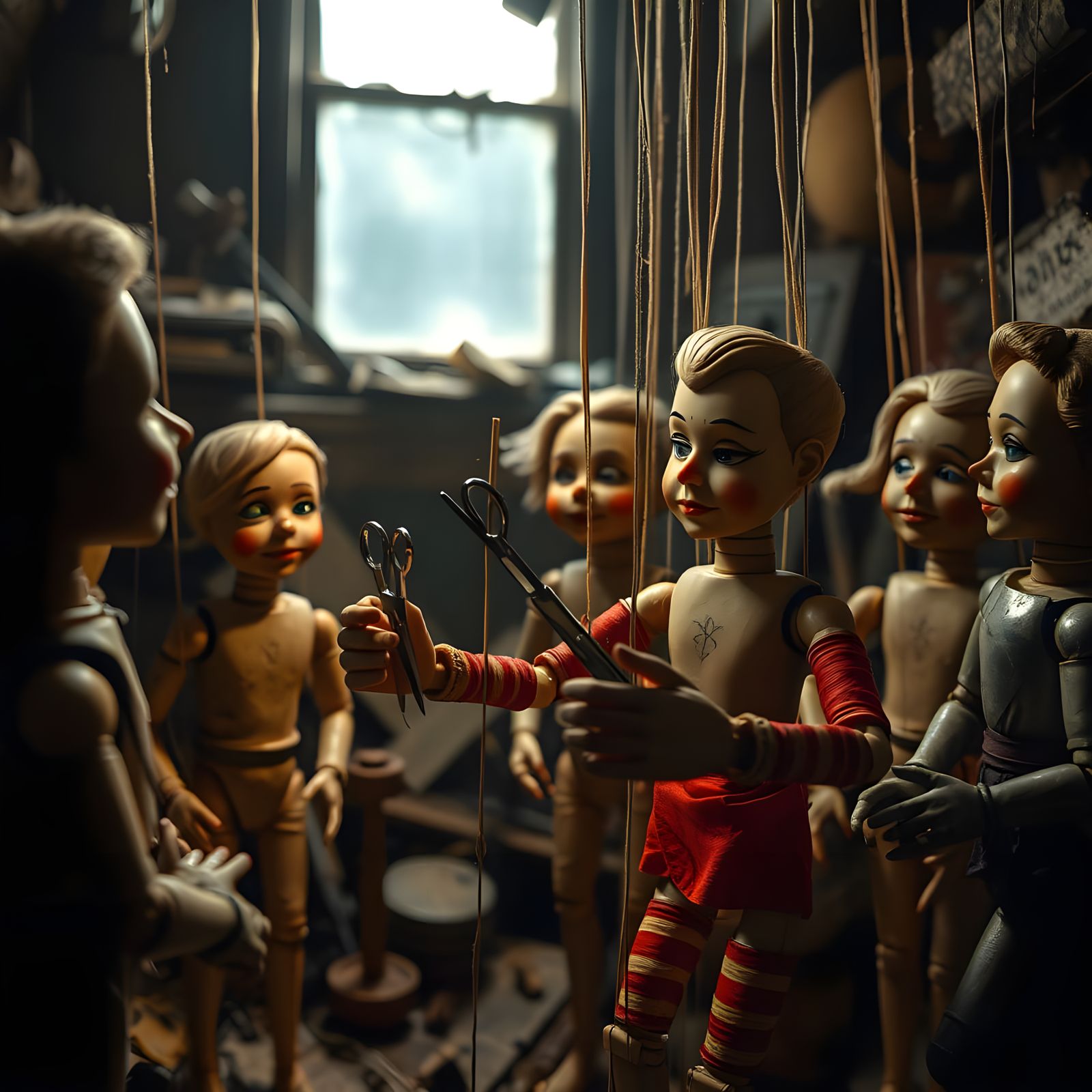 Puppets Rise Up in Haunting Rebellion Scene