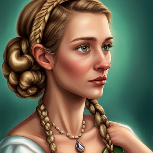 German Disney Princess in Traditional Dress