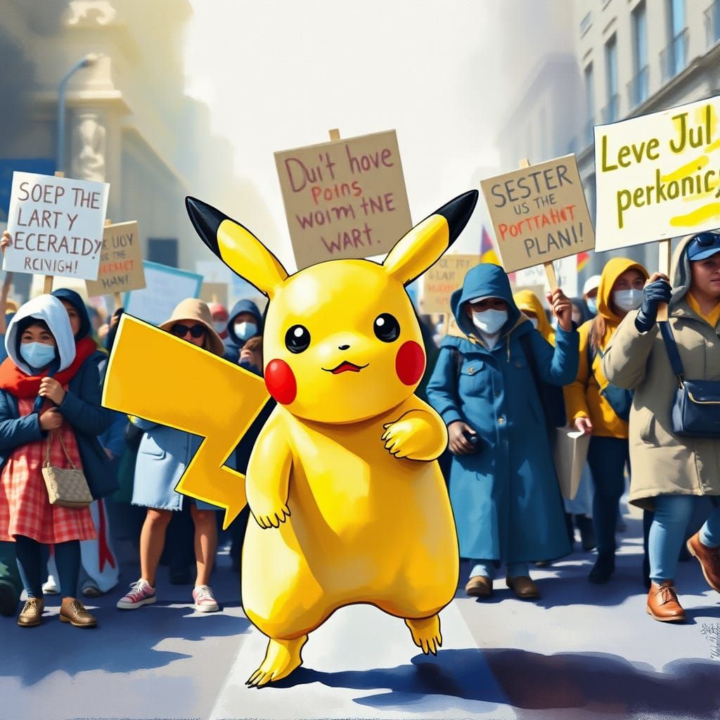 Pikachu becomes a symbol of protests in Turkey