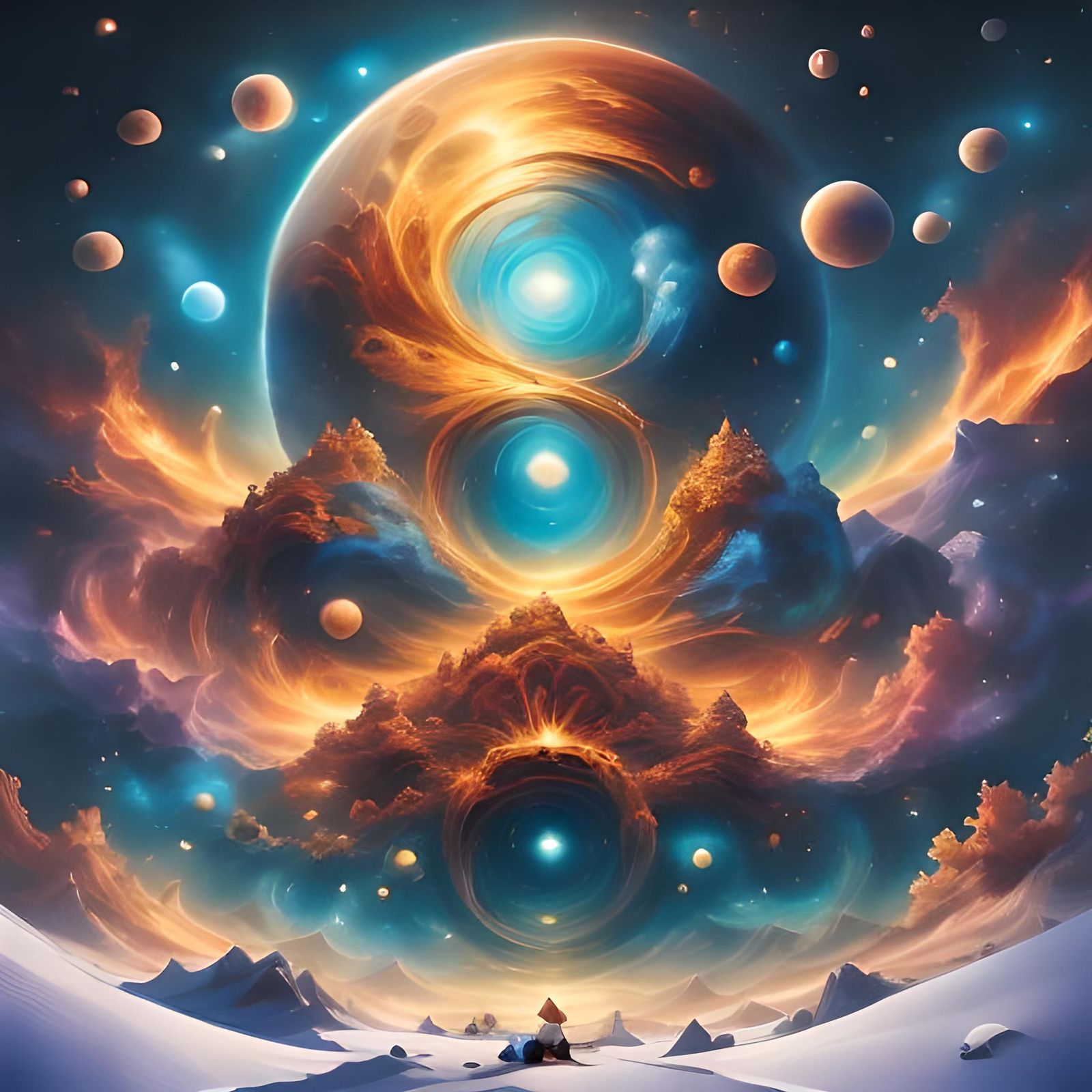 Spectacular Cosmic Aurora Over Distant World