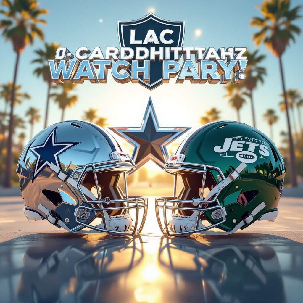 Dallas Cowboys vs Jets Helmet Clash in LA