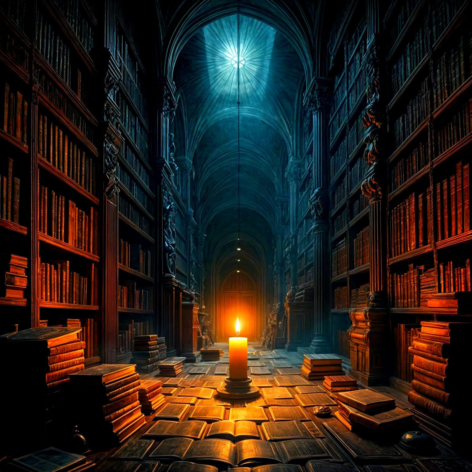 The light in the room.