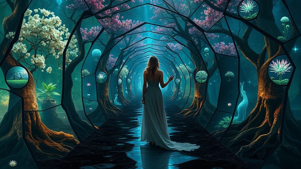Surreal Labyrinth Reflects Dreamlike World in Vibrant Colors