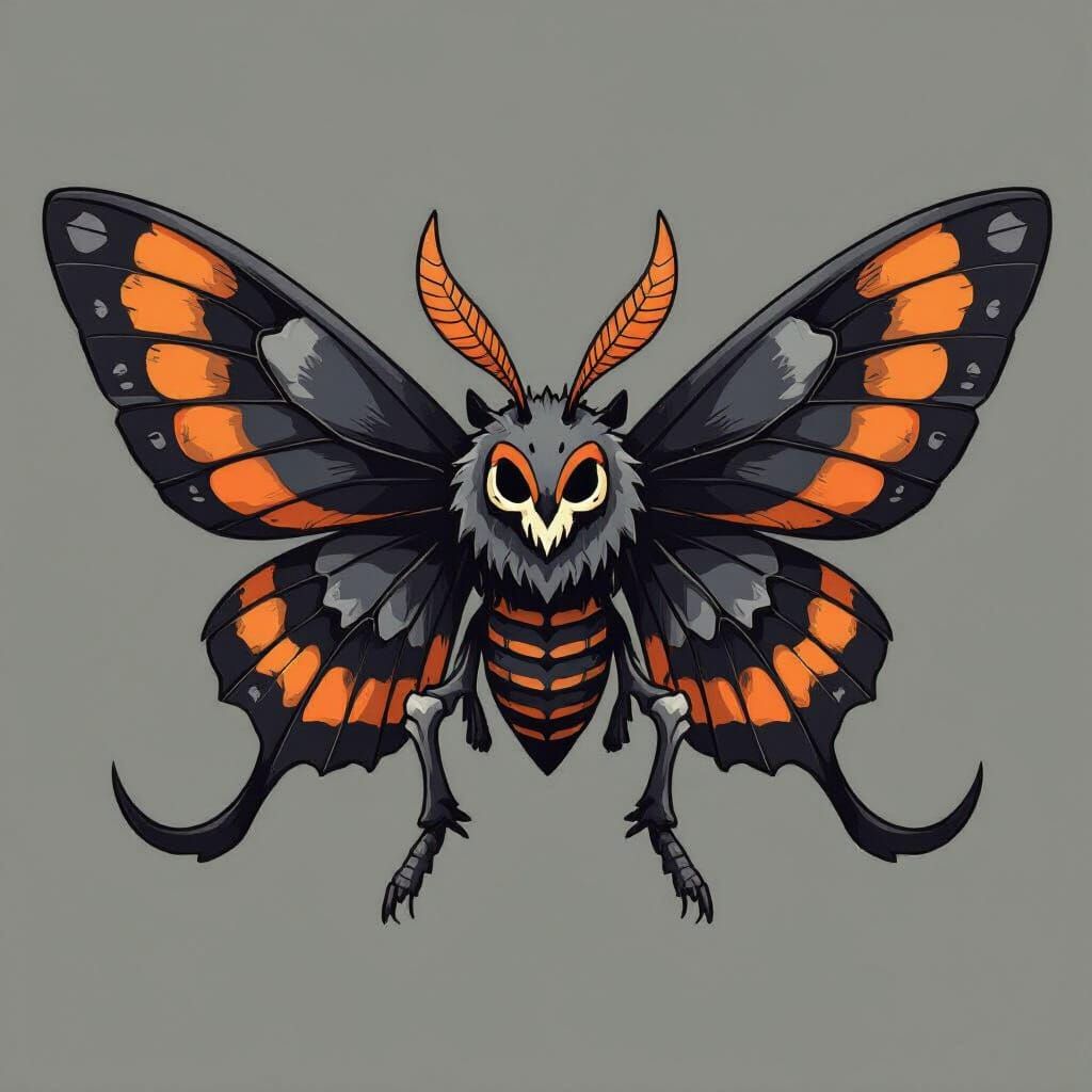 Legendary Pokémon: Bone-Covered Moth Reaper