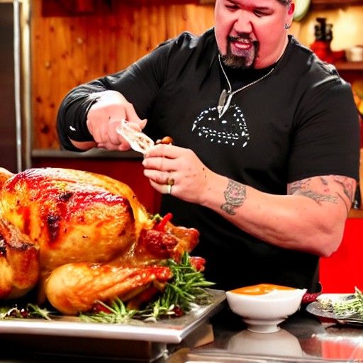Guy Fieri's Thanksgiving Turkey with Ketchup