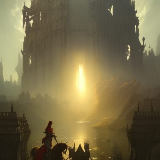 Dark Fantasy Medieval Knight Concept Art