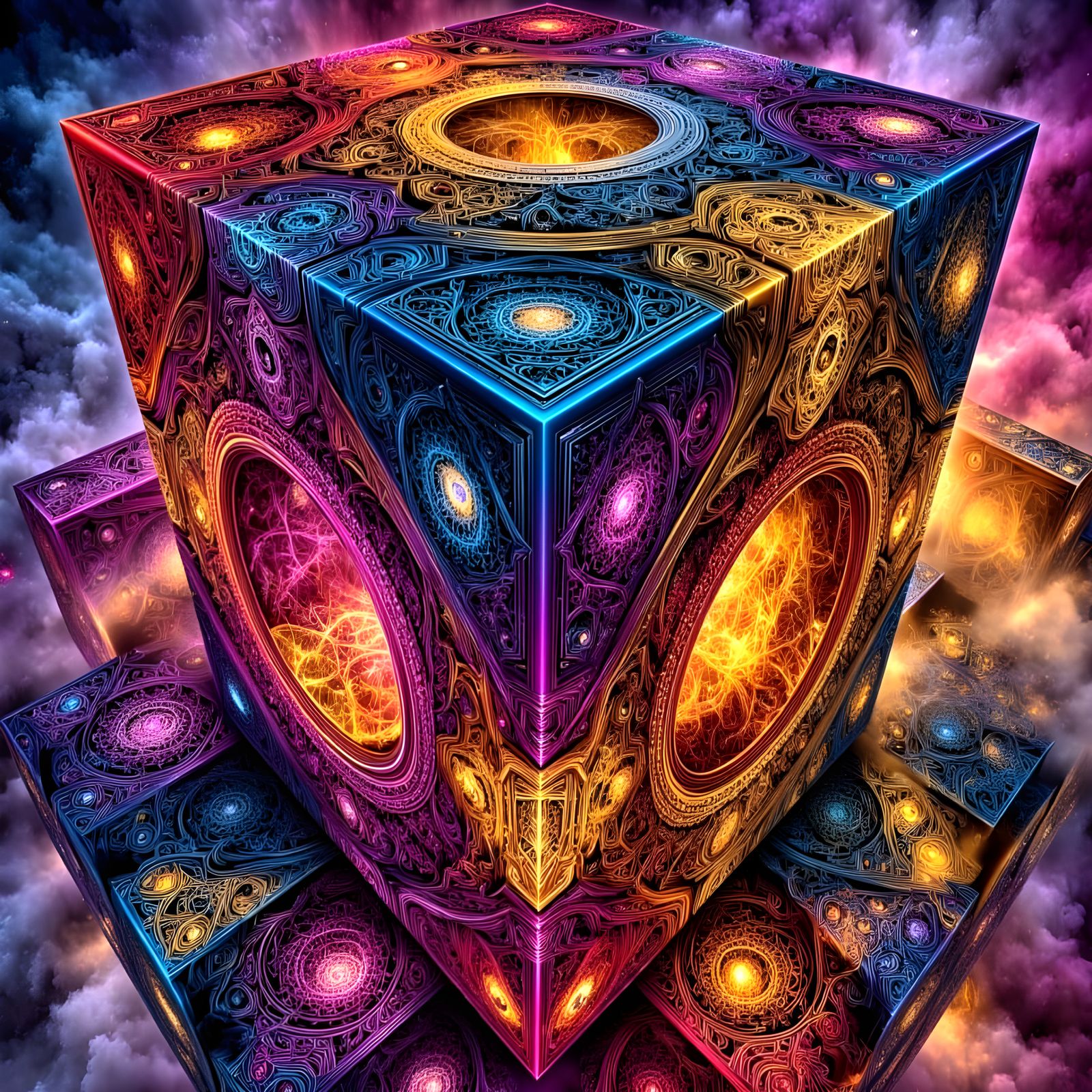 Recursive Hypercube with Carpet Theory Concepts