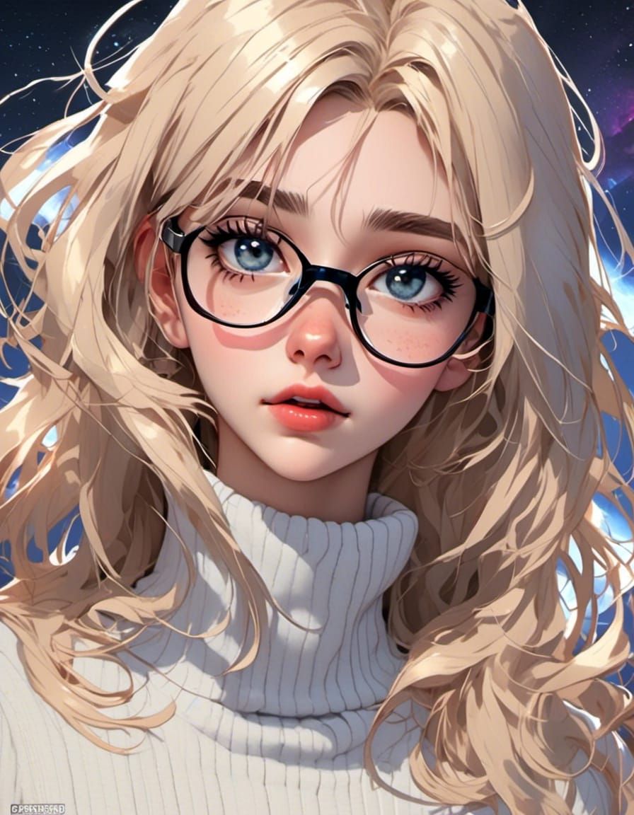 Photorealistic Portrait of a Determined Woman in Anime Style
