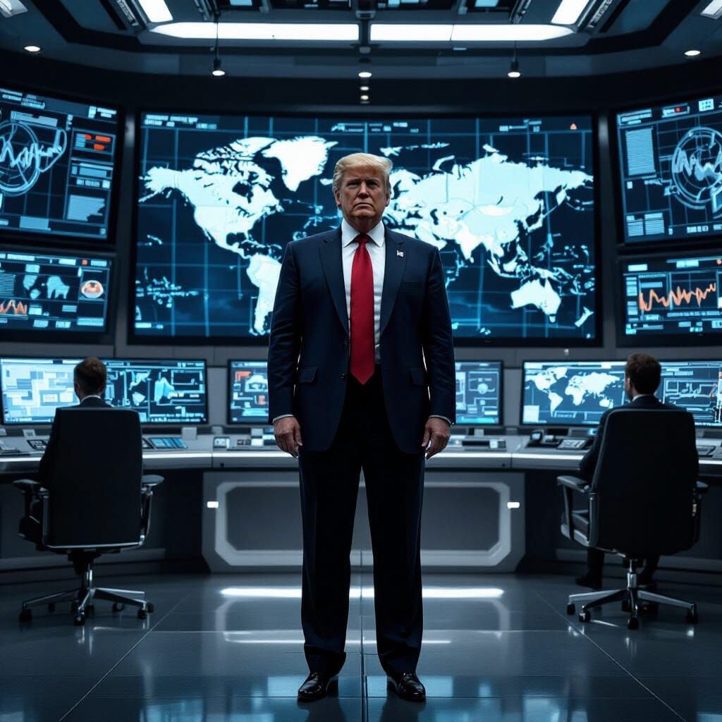 Donald Trump Commands the World in Dystopian Future
