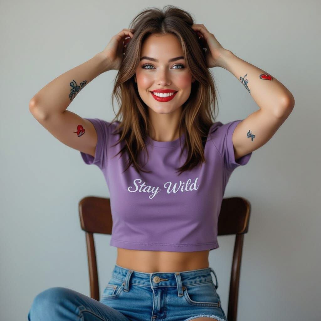 Woman Portrait in Photorealistic Style