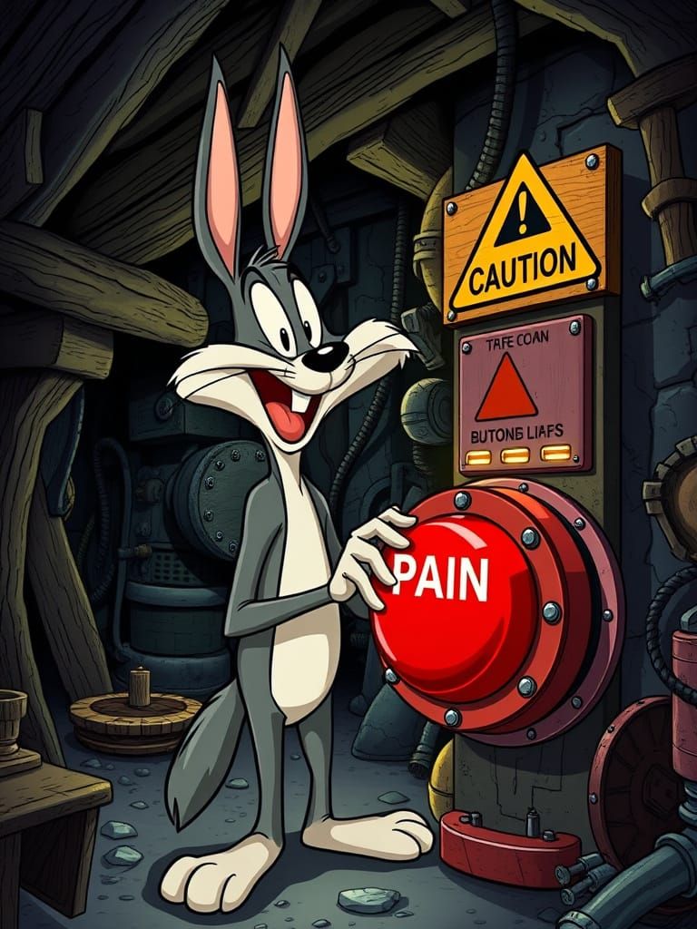 Wile E. Coyote in a Coal Mine Panic Room