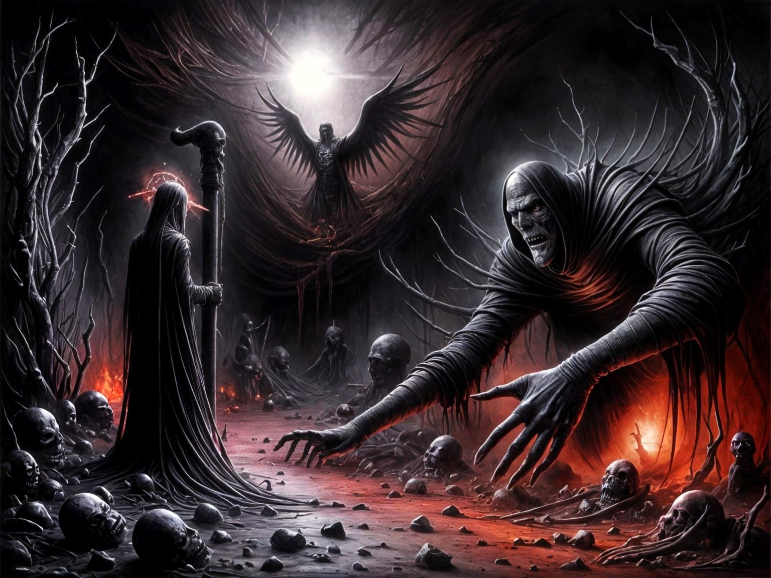 Dark Turpitude Evokes Foreboding and Corruption