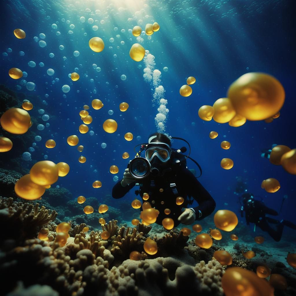 Ocean Floor Exploration in Cinematic Style