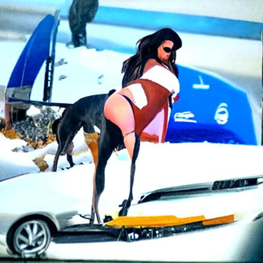 Kardashian Dog in LA: Surreal California Scene