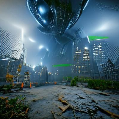 Alien Invasion of Manhattan in High Resolution