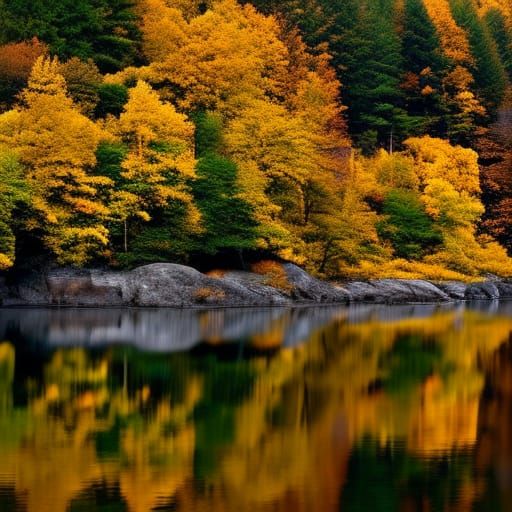 Hyperrealistic Autumn Scene in High Definition