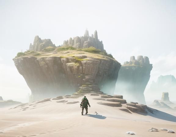 Gnome Artificer's Neolithic Portal, Epic Fantasy Art