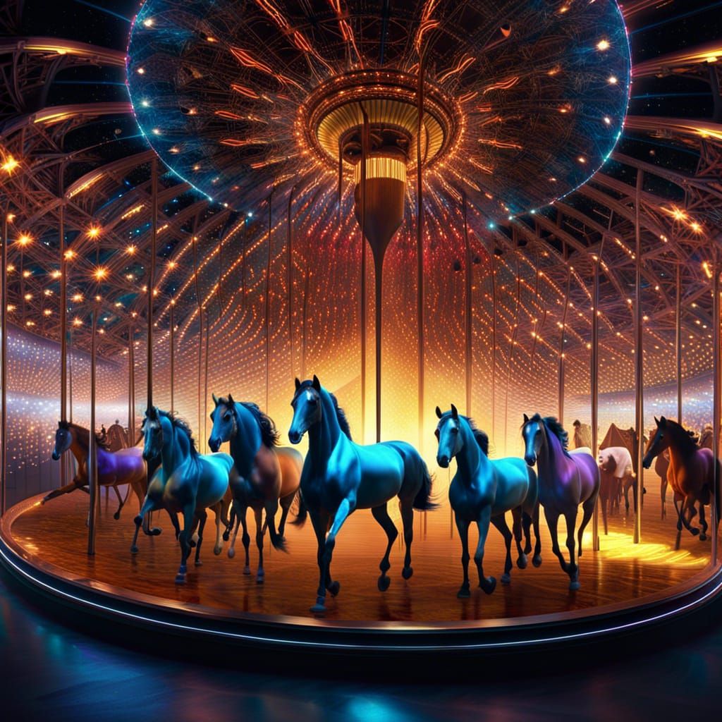 Quantum Carousel in Multiple Dimensions