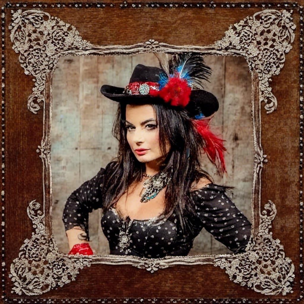 Western Saloon Band Album Cover Photography