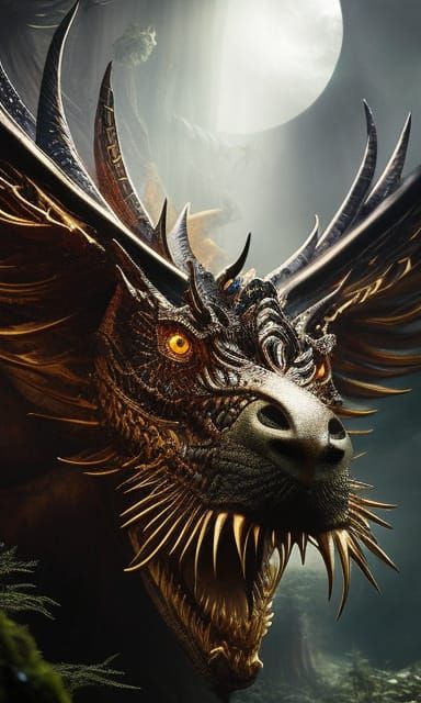 Ultrarealistic Dark Fantasy Creature Portrait