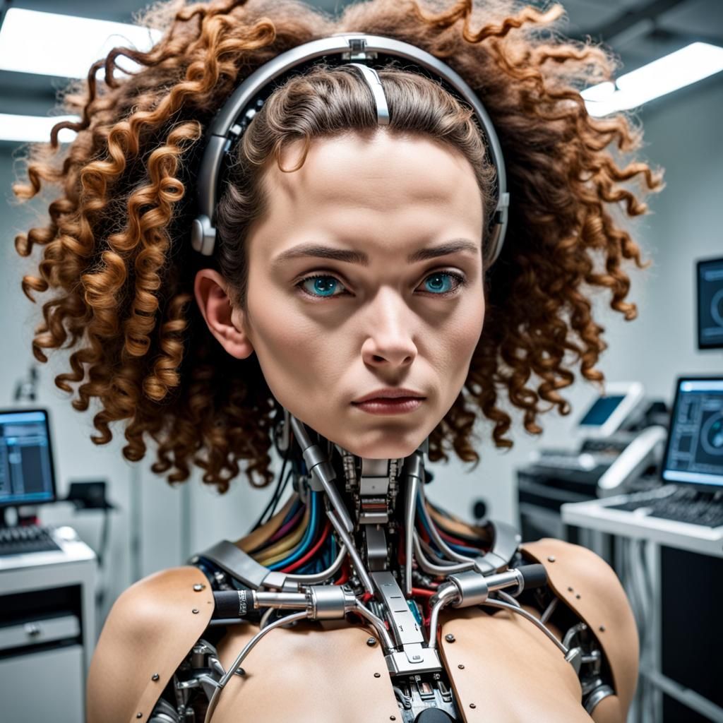 Athletic Humanoid Fusion of Beauty and Technology