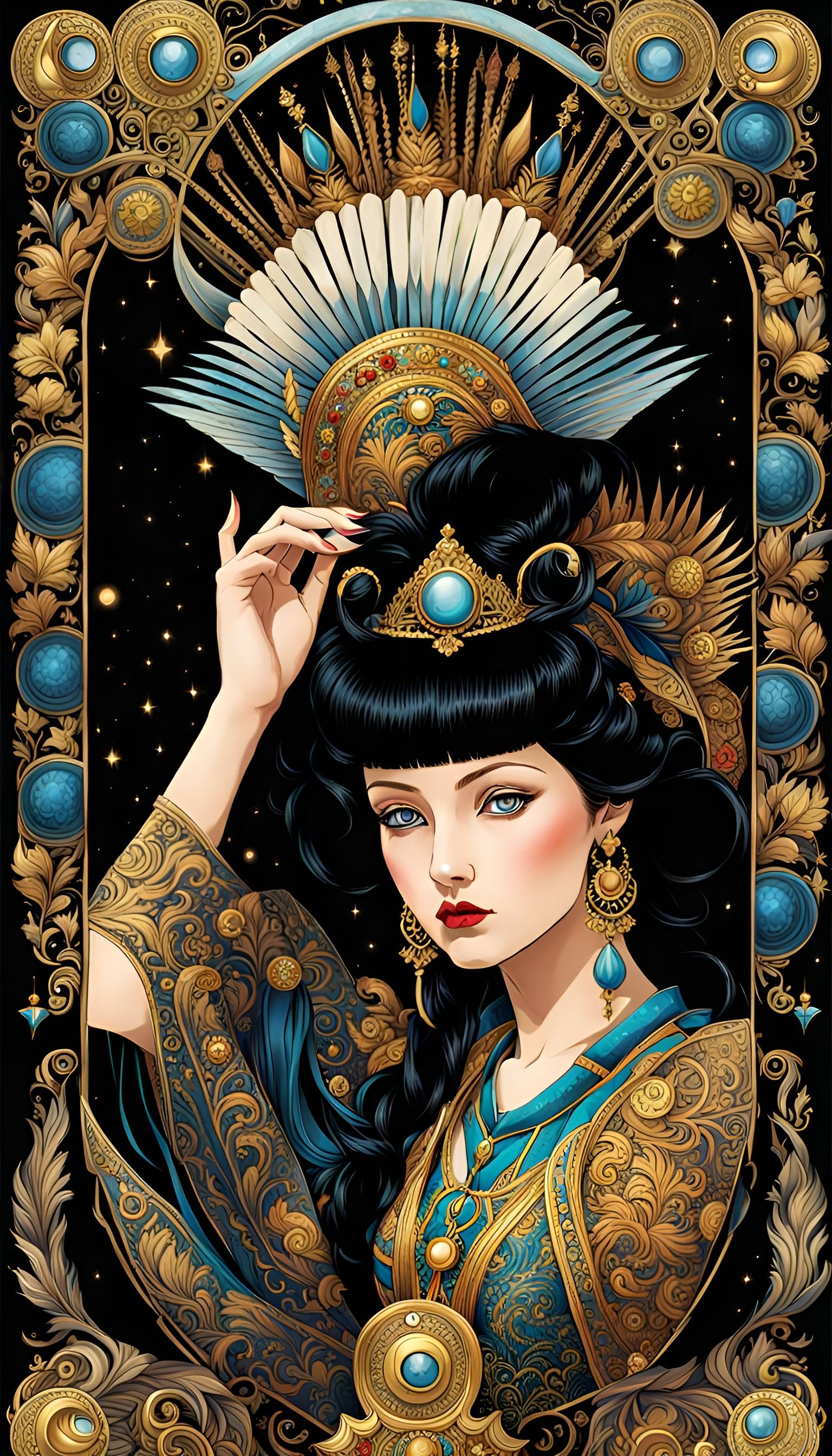 Tarot Card of the Major Arcana III Empress