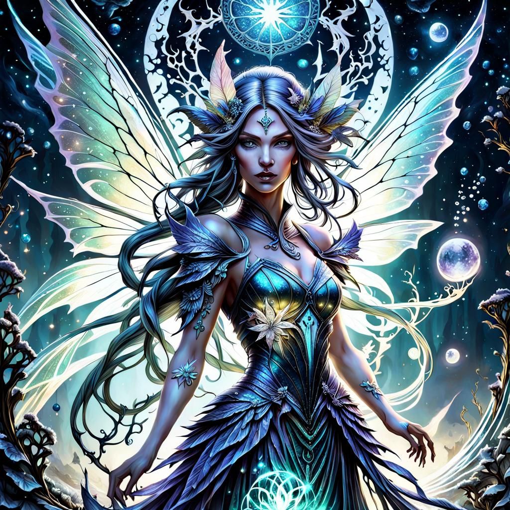 Elegant Astral Goddess of Cosmic Horror