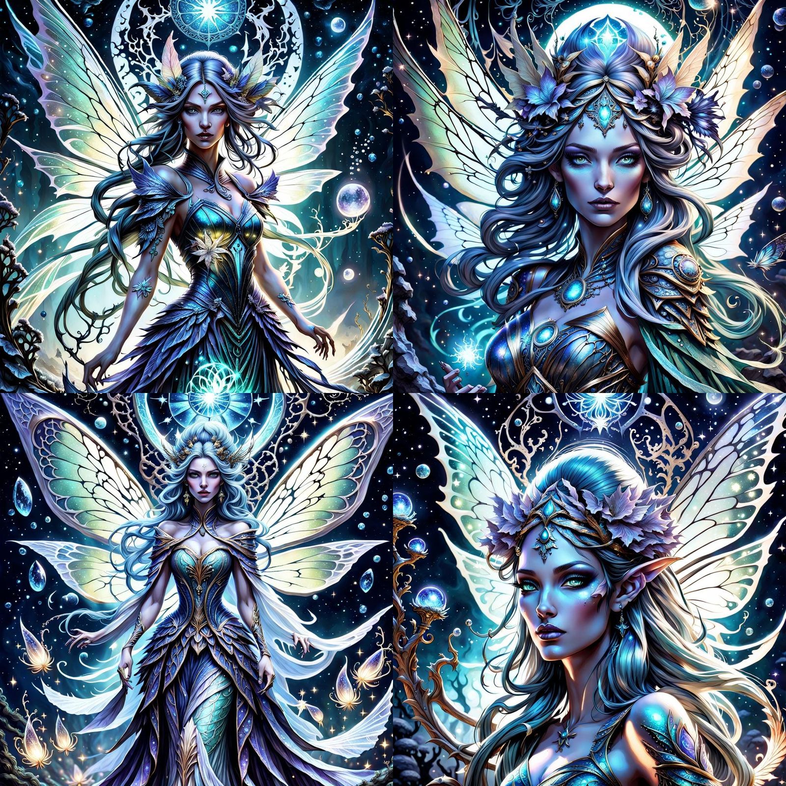 Gorgeous Astral Fairy in Fantasy Art Style
