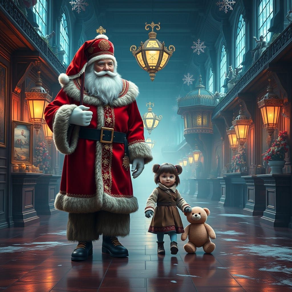 Grand Emperor Santa's Magical Toy Factory Hallways