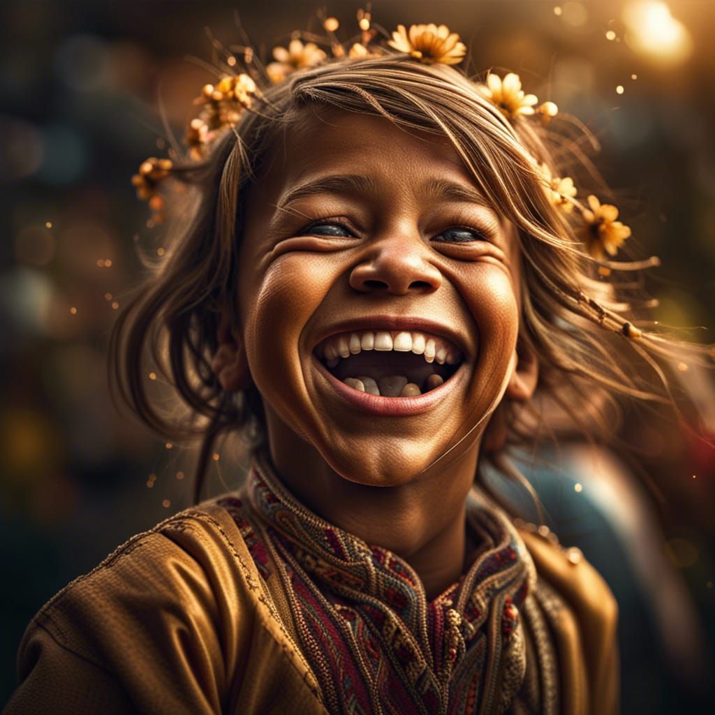 Image of Unbridled Joy and Happiness