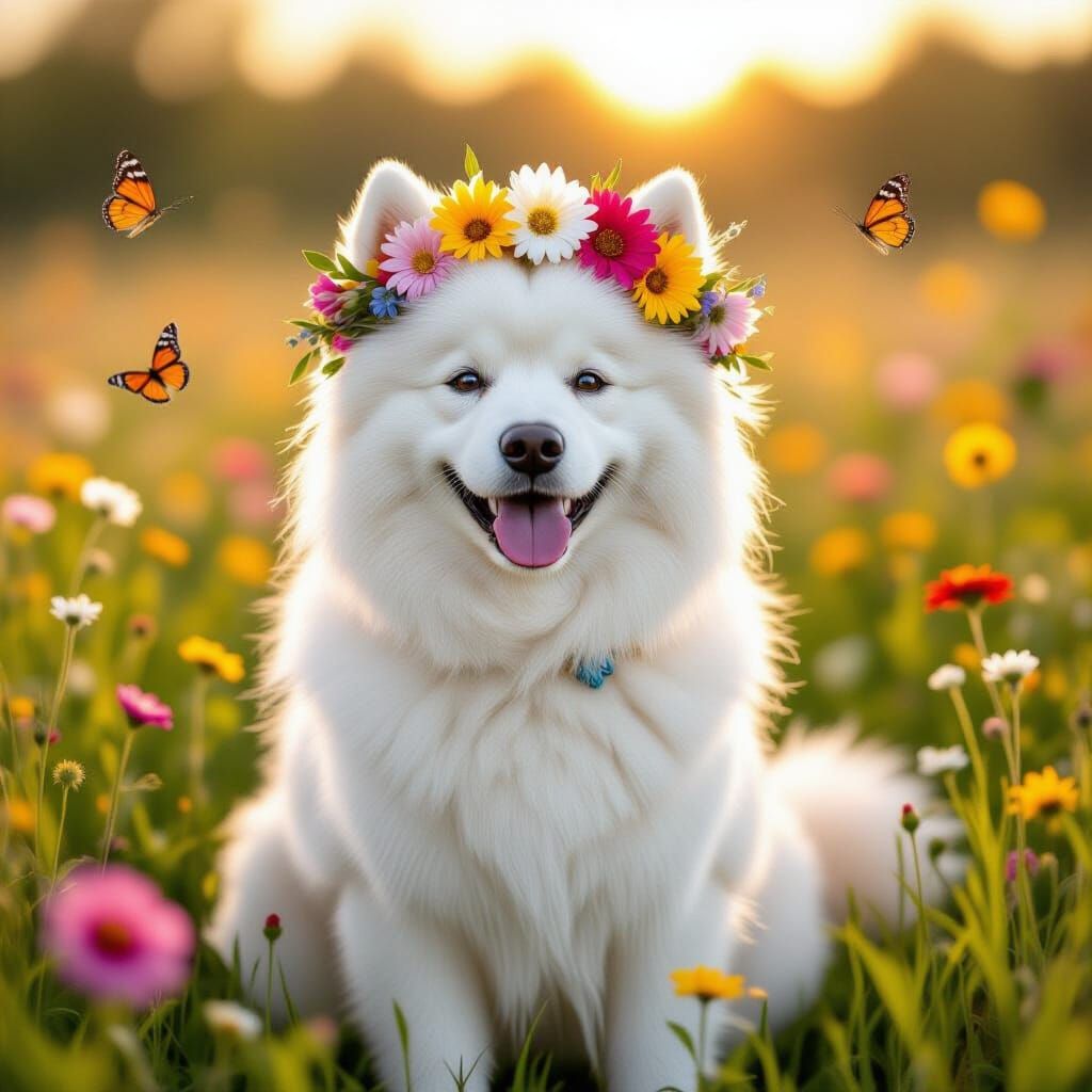 Samoyed dog