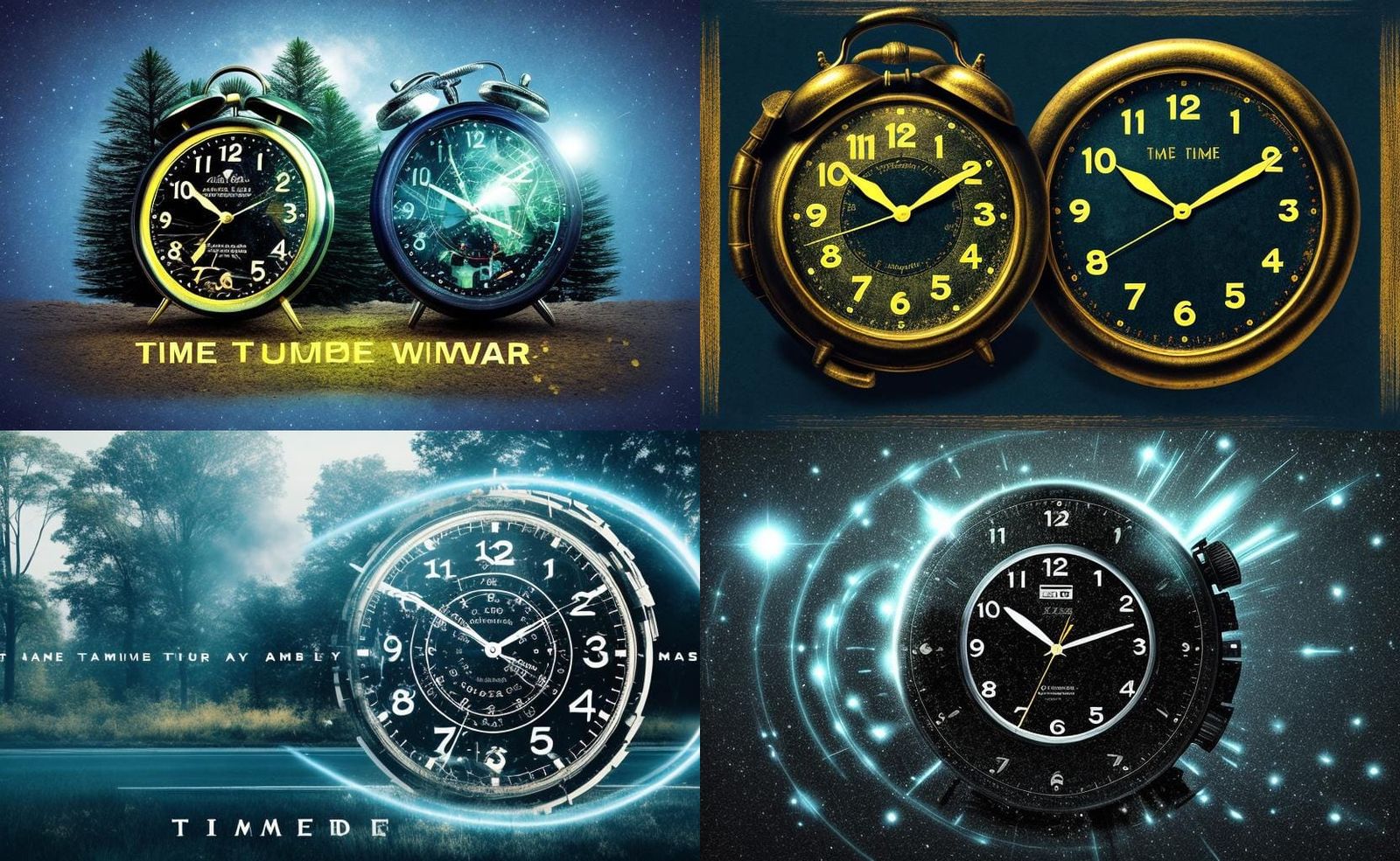 AI Interpretation of Time Travel Concept