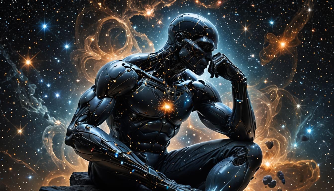 The universe thinking...