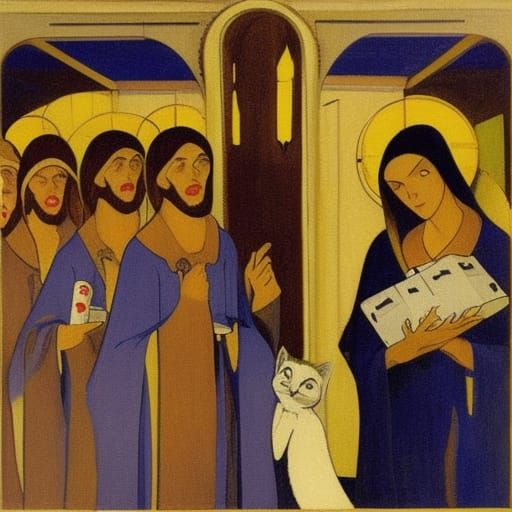 Vampire Lord in Deep Space Sci-Fi Illustration