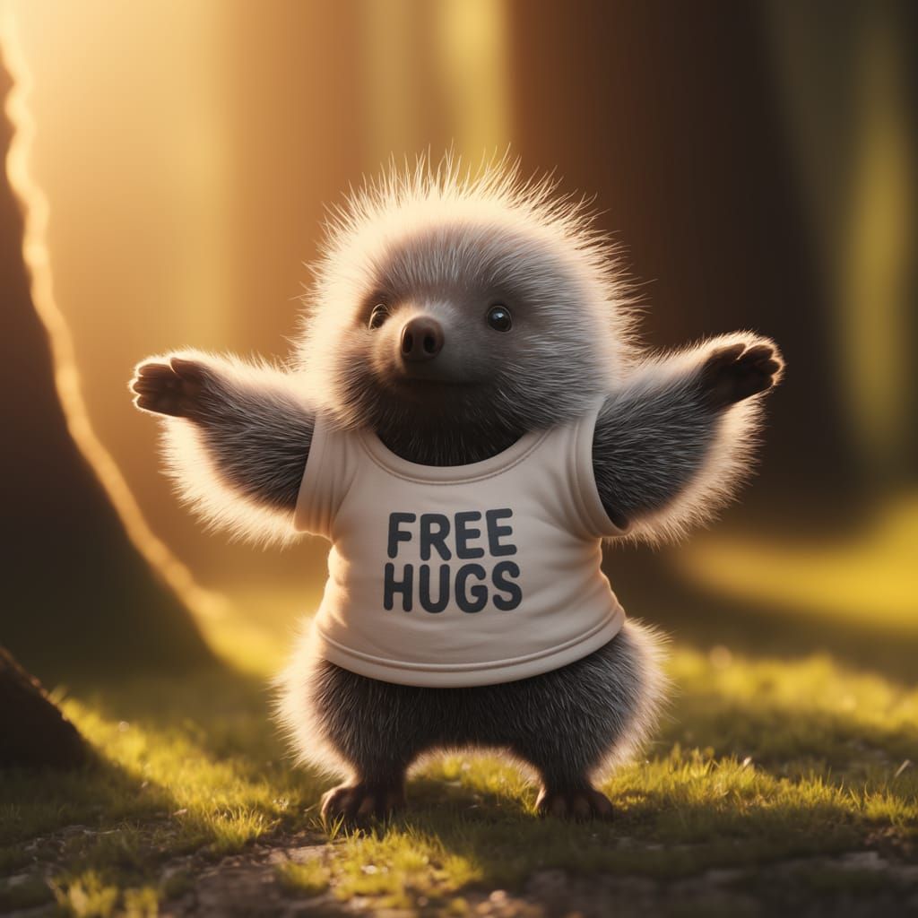 porcupine hugs