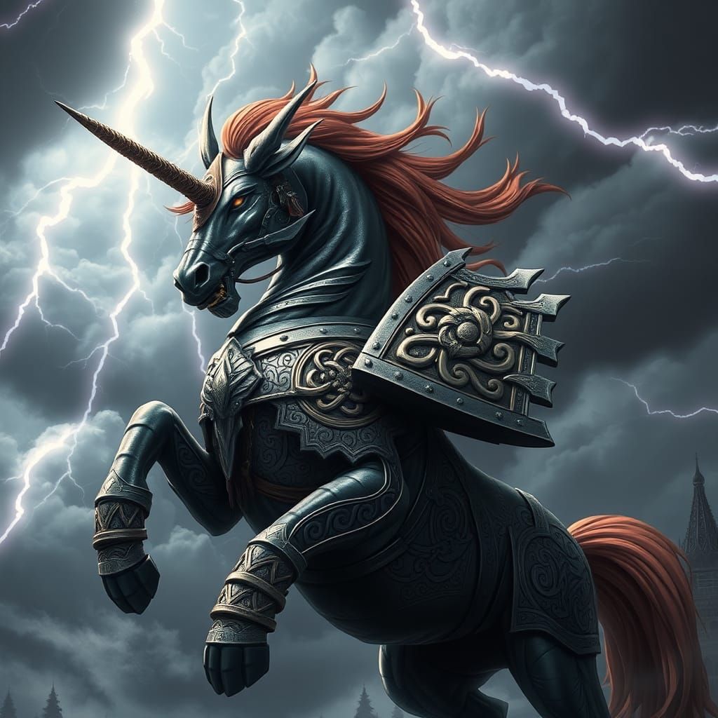 Anime Centaur Warrior Ready for Battle