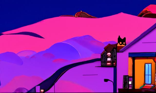 Fantasy Cat Town With Catwomen and Monster Eggs