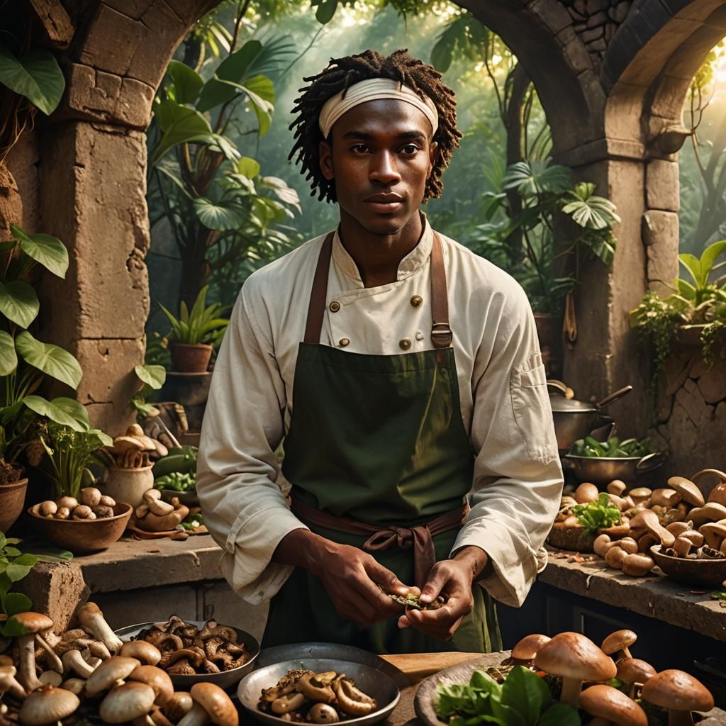 Jungle Kingdom Cook with Wild Mushrooms