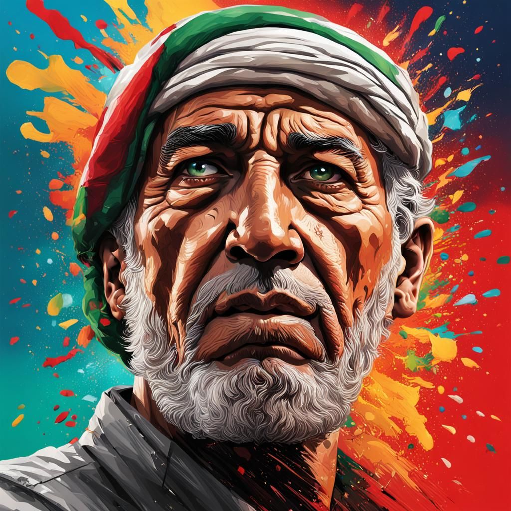 Free Palestine: Hyperrealistic Concept Art