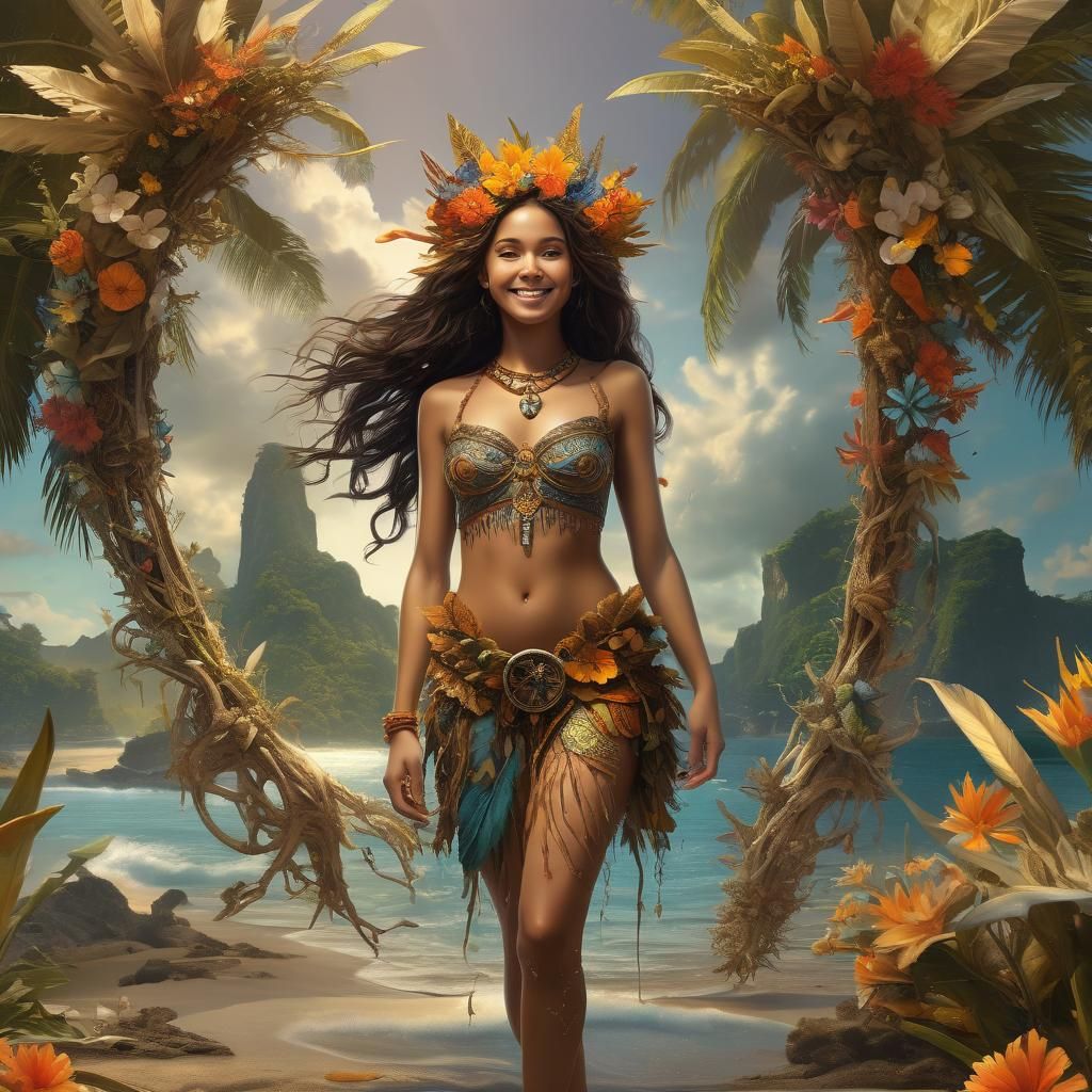 Charmante jeune femme brune souriante