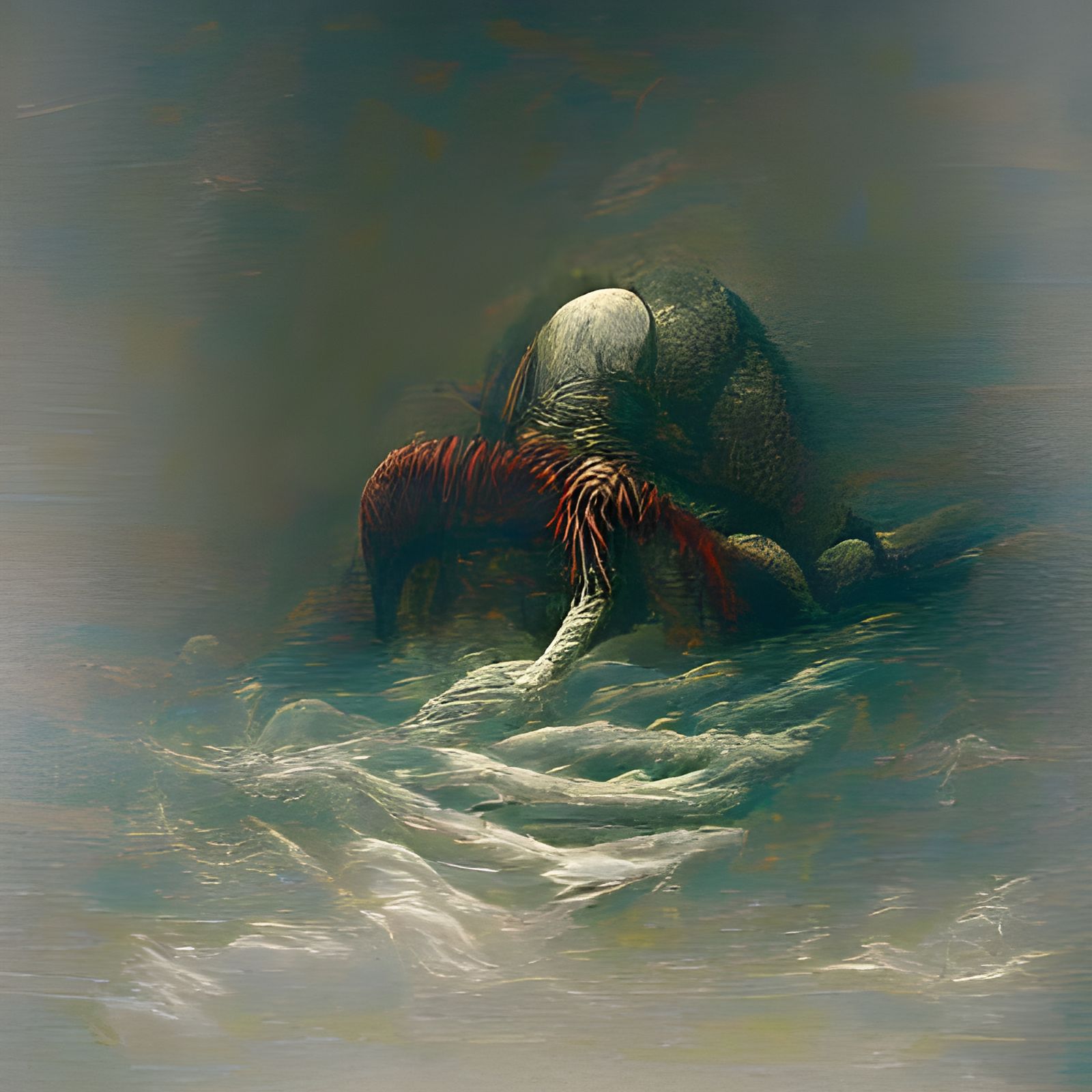 Horror Strength in the Style of Gustave Doré