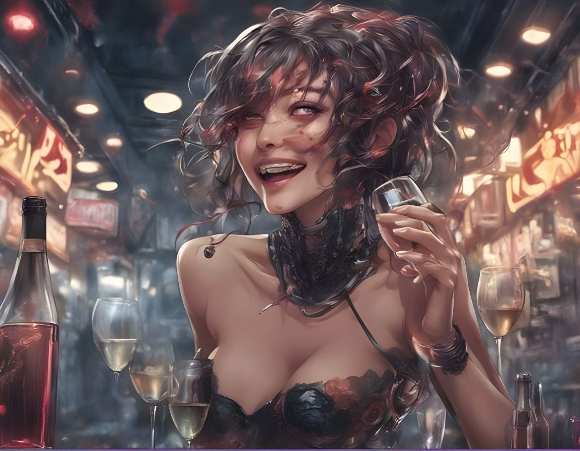 Glowing Mushroom in Enchanted Forest